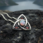 Elven Trinity Knot Necklace