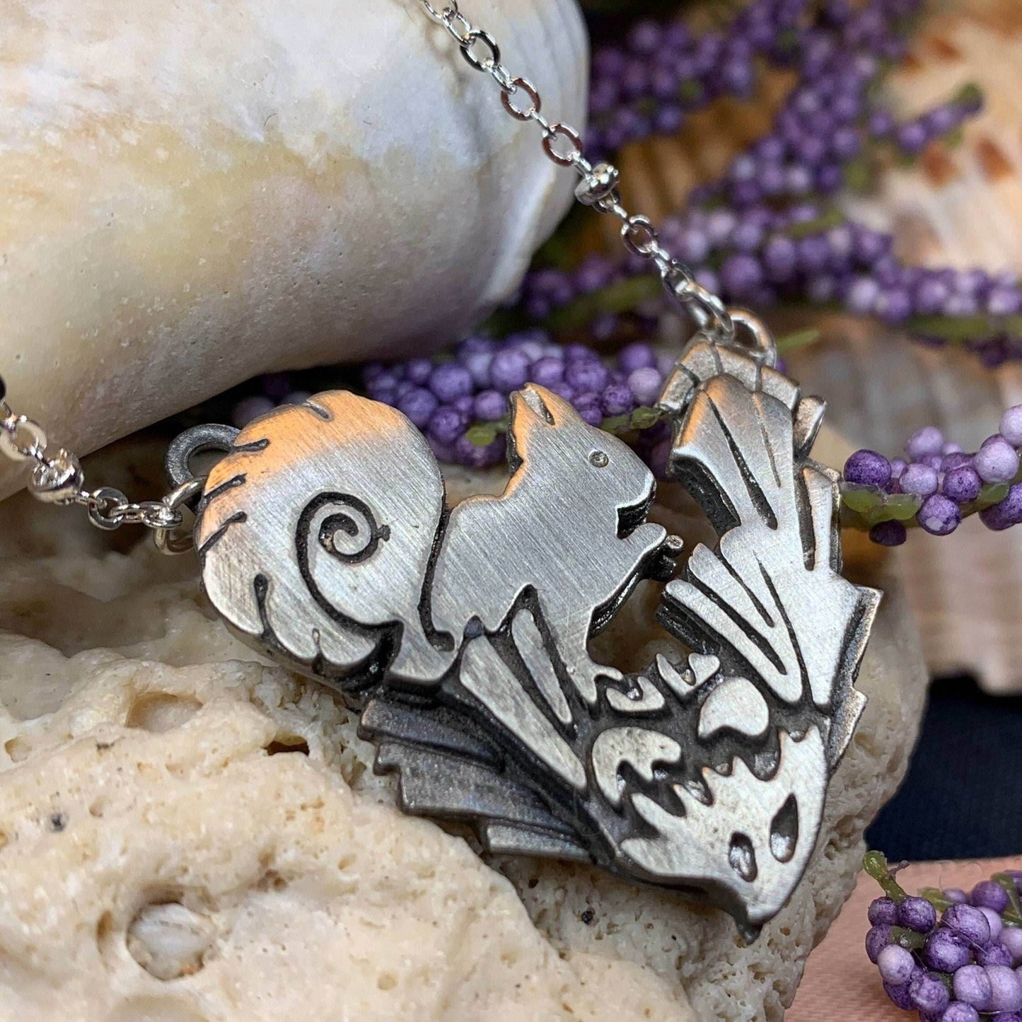 Forest Friend Squirrel Necklace - 