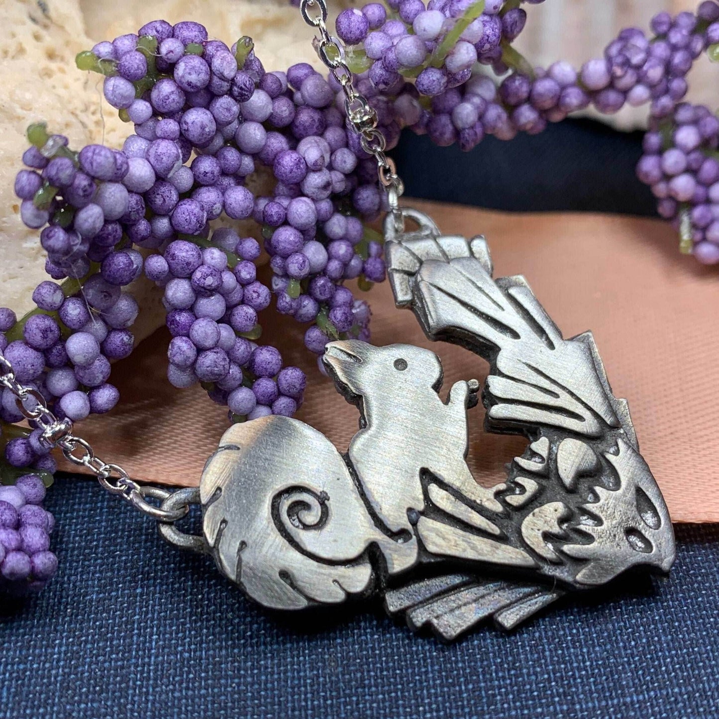 Forest Friend Squirrel Necklace - 