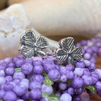 Cheery Shamrock Stud Earrings - 