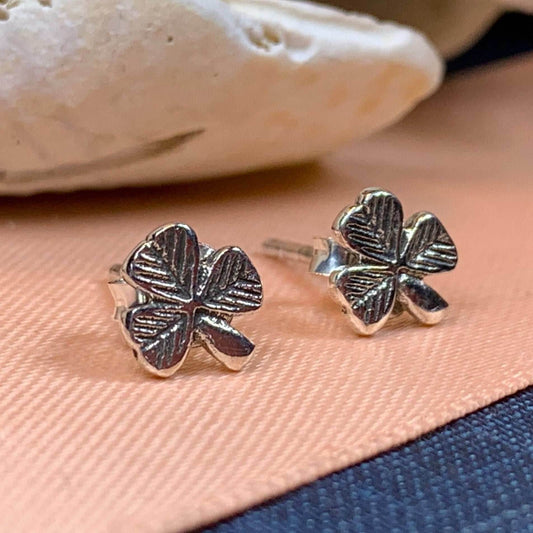 Cheery Shamrock Stud Earrings - 