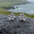 Cheery Shamrock Stud Earrings