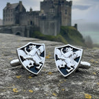 Lion of Scotland Shield Cuff Links