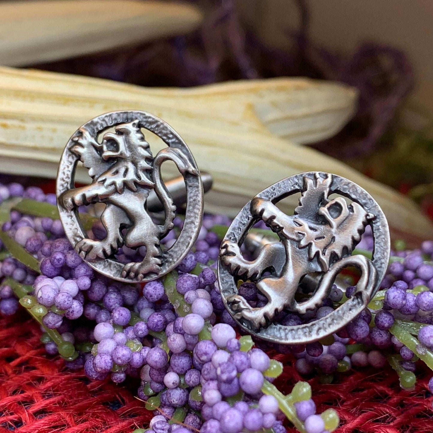 Lion of Scotland Cuff Links - 