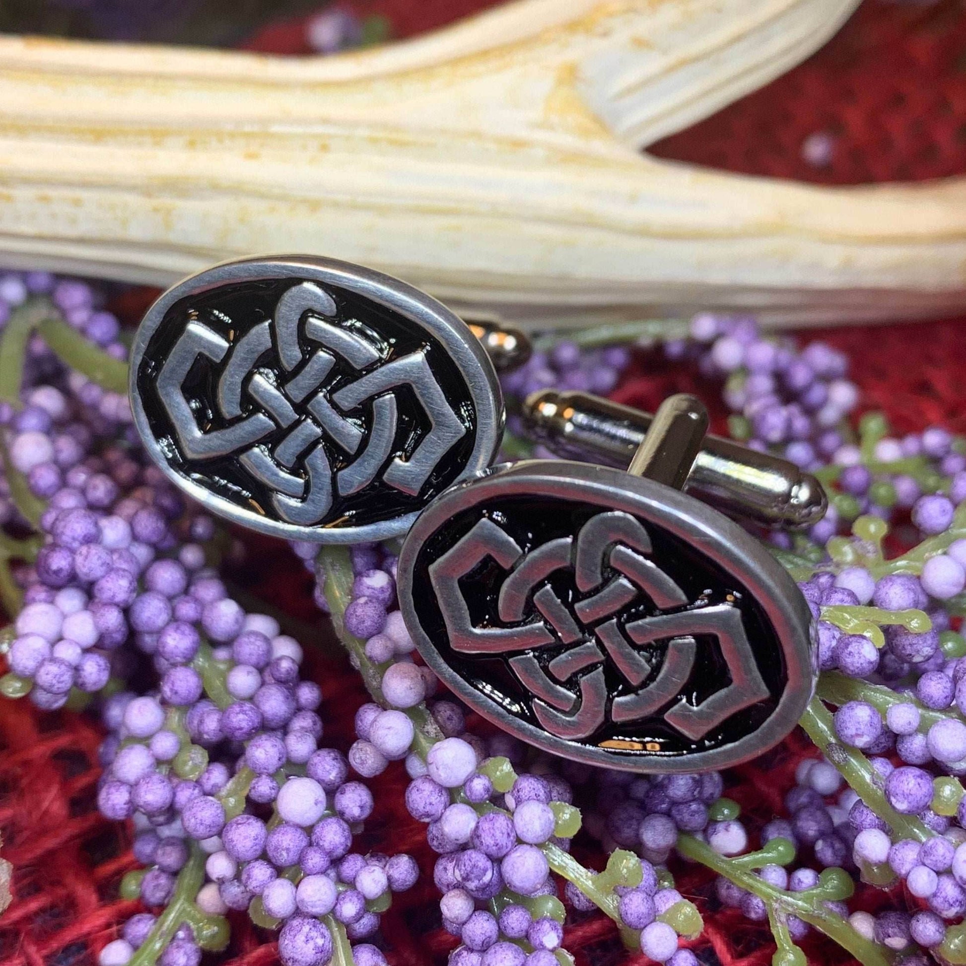 Celtic Fortune Knot Cuff Links - 