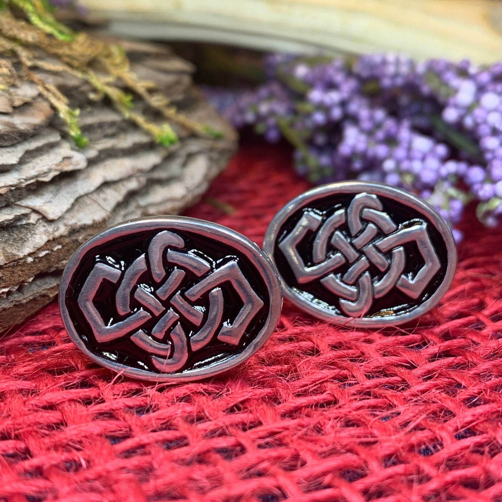 Celtic Fortune Knot Cuff Links - 