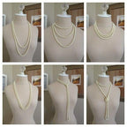 Golden Feather Long Necklace