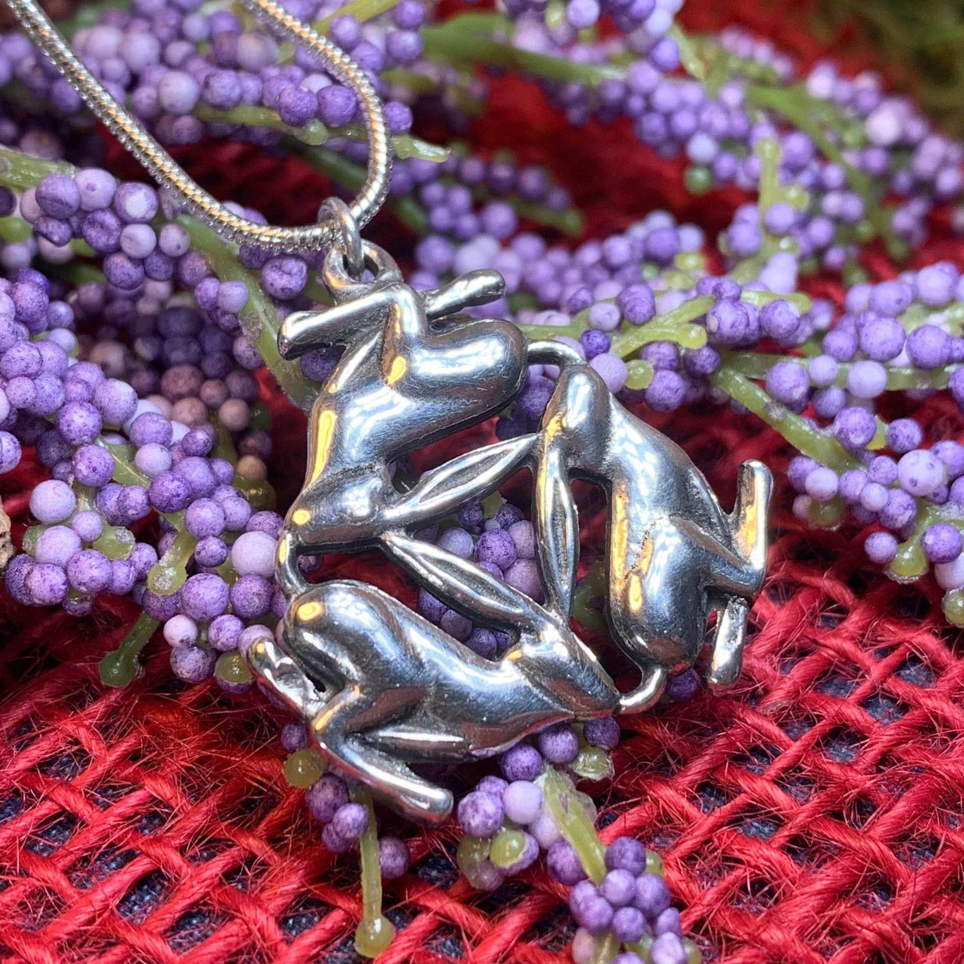 Triple Hare Necklace - 