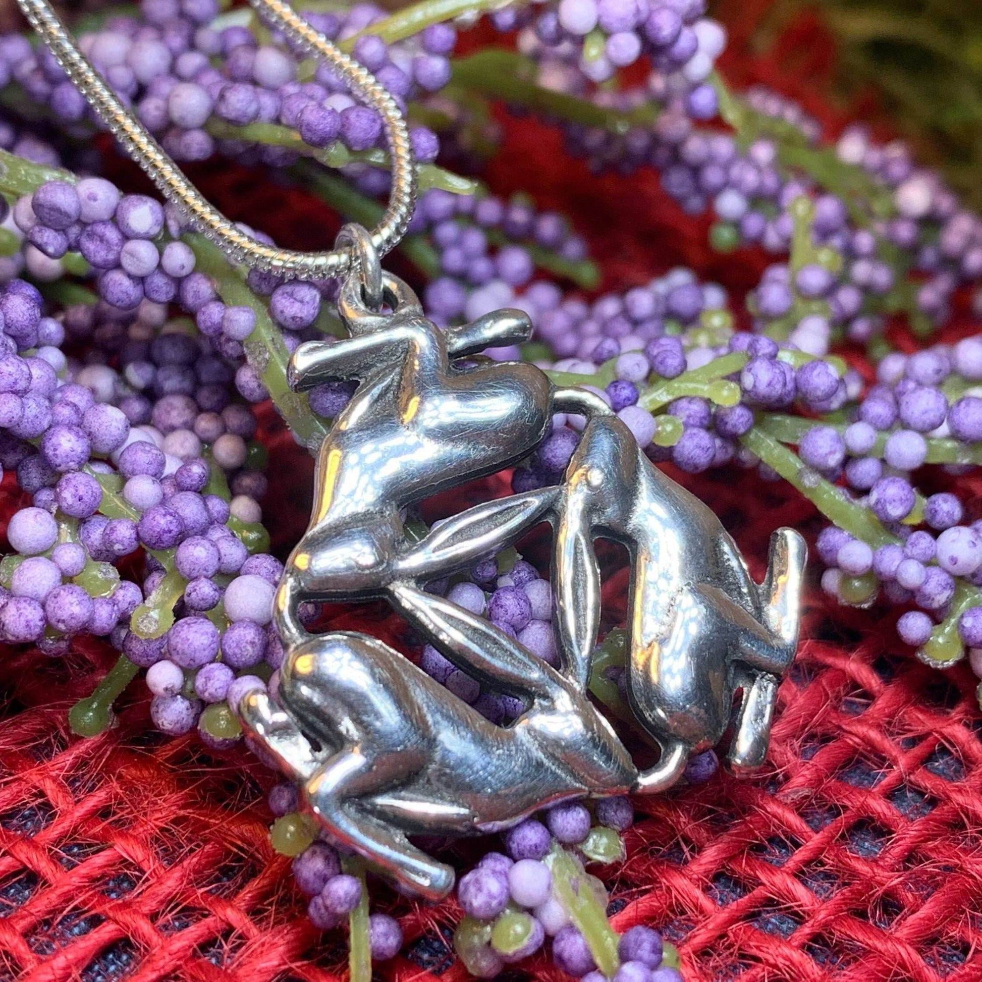 Triple Hare Necklace - 