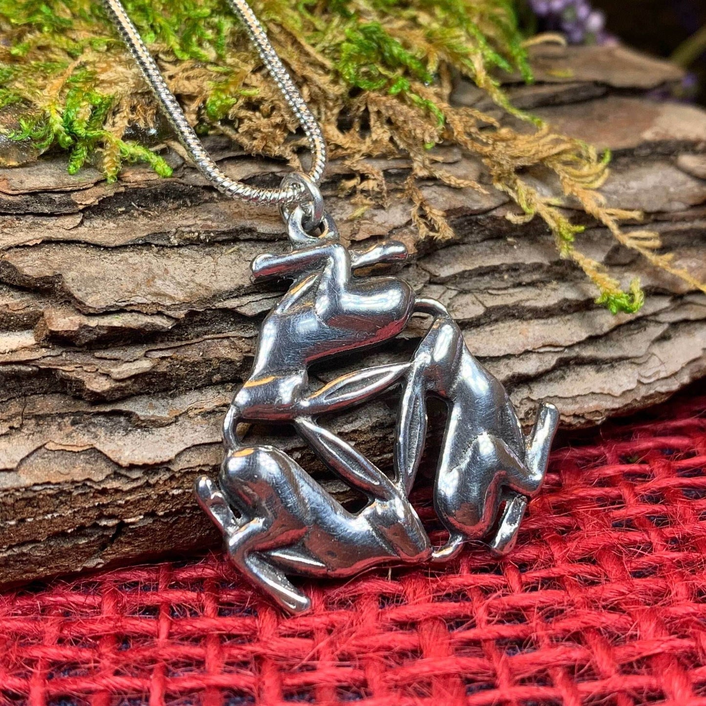Triple Hare Necklace - 