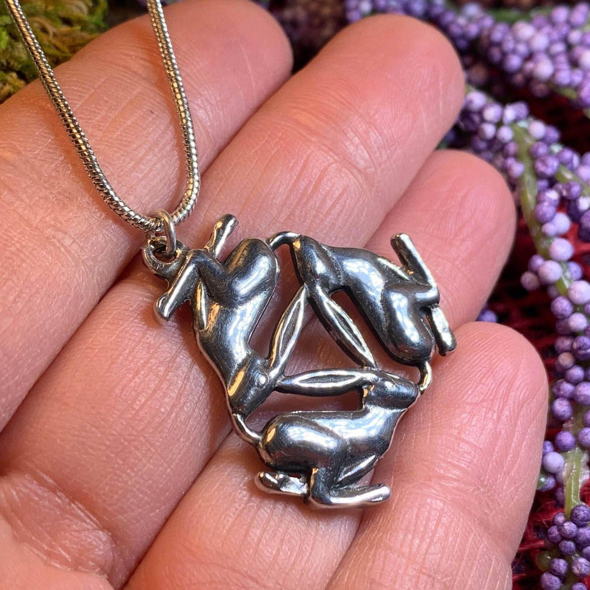 Triple Hare Necklace - 