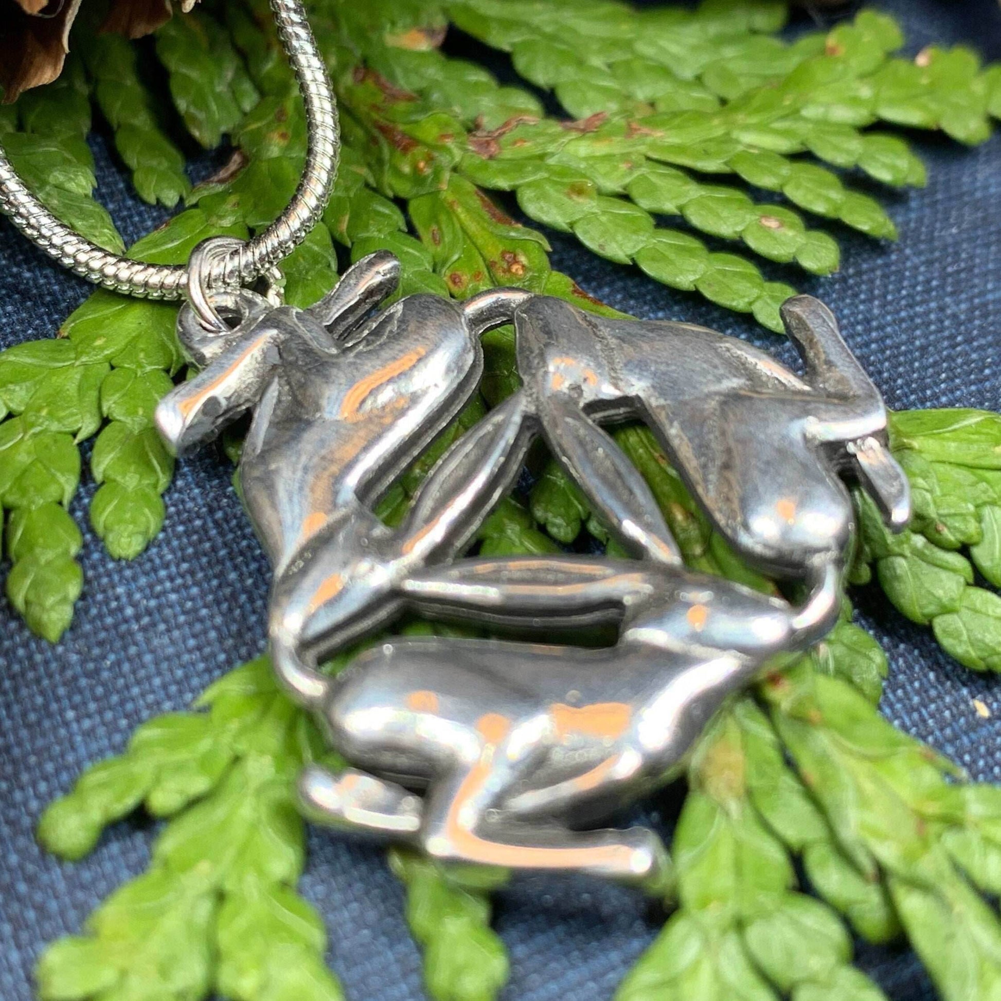 Triple Hare Necklace - 