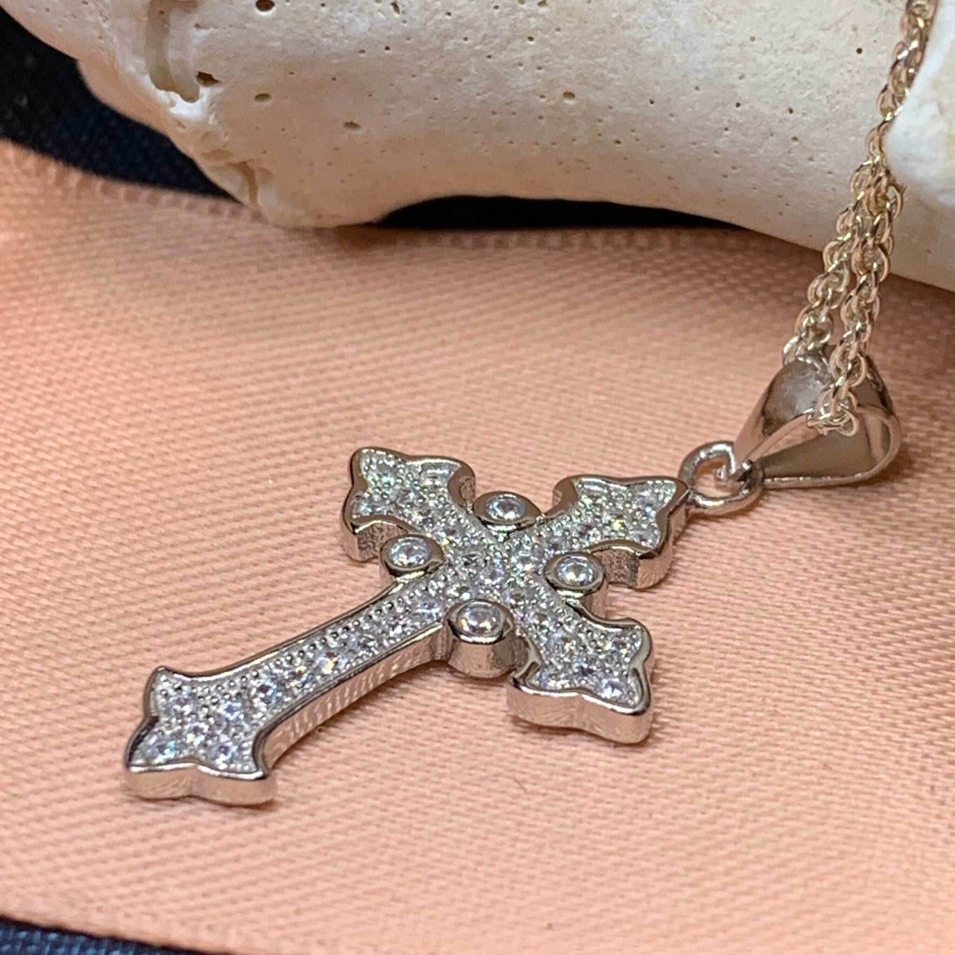 Immaculate Celtic Cross Necklace - 18