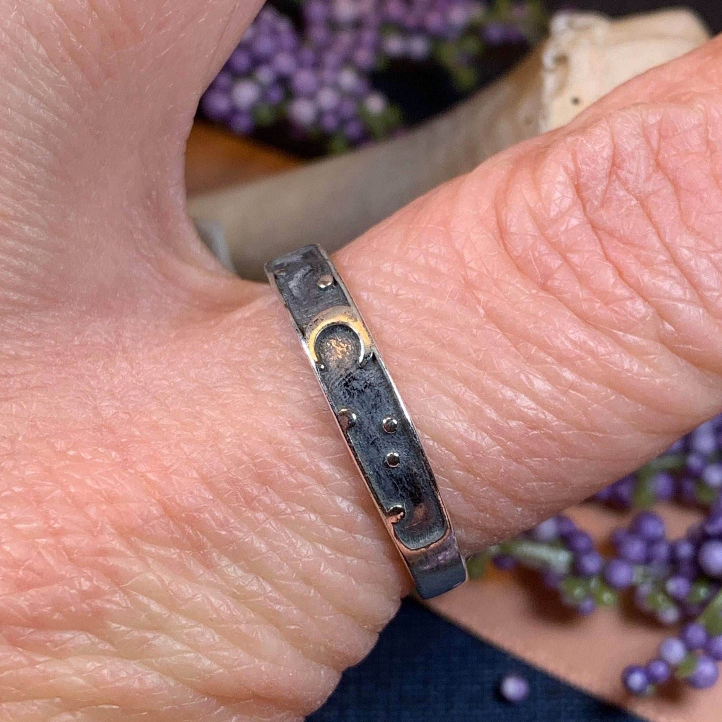 Minimalist Moon Ring - 5