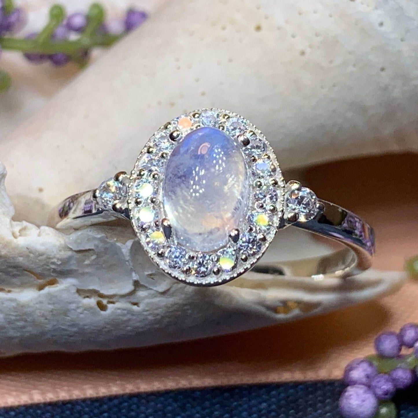 Leandra Moonstone Ring - 5