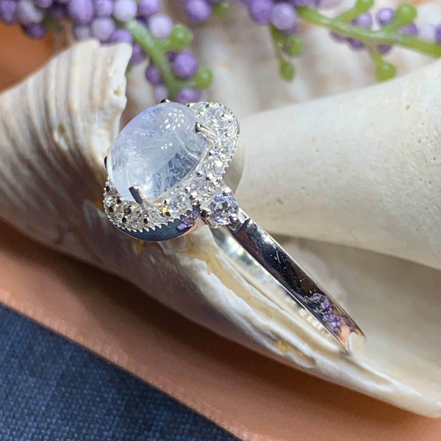 Leandra Moonstone Ring - 5