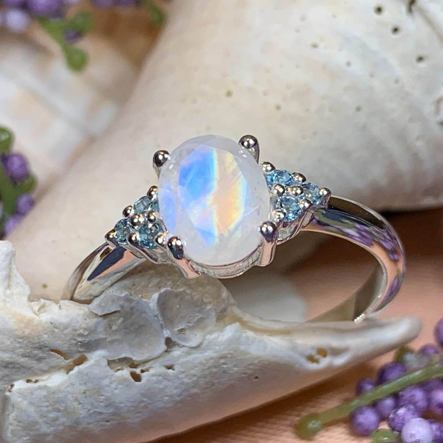 Chantel Moonstone Ring - 5