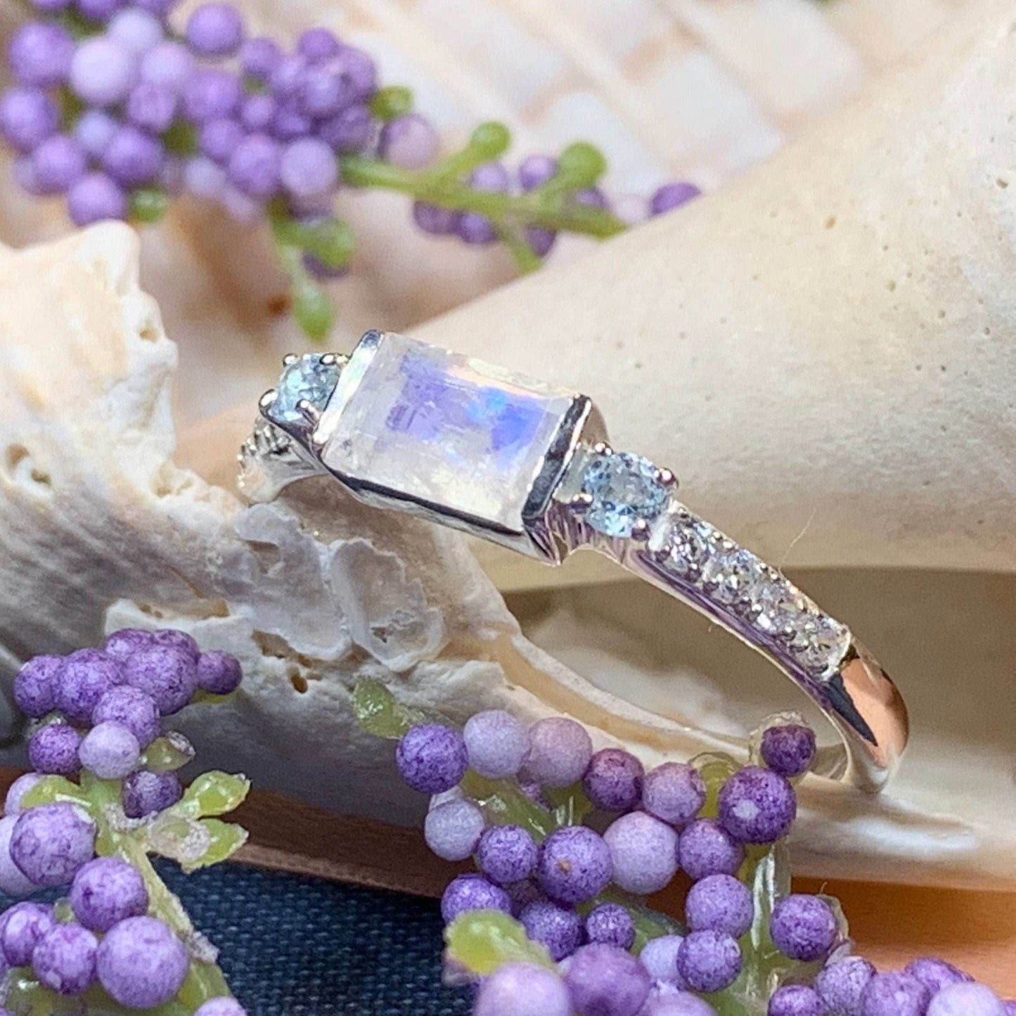 Nyna Moonstone Ring - 5