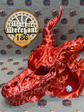 Dragon Skull Dice Tower from Ars Moriendi 3D - With Horn Lids / Black