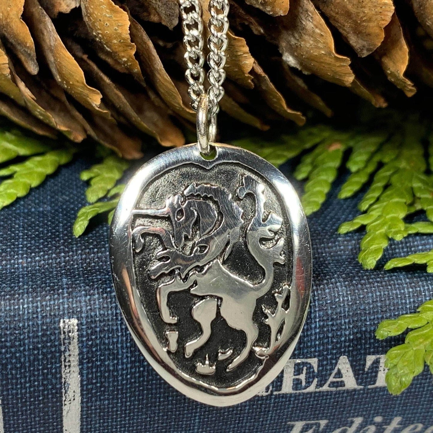 Unicorn of Scotland Pewter Necklace - 