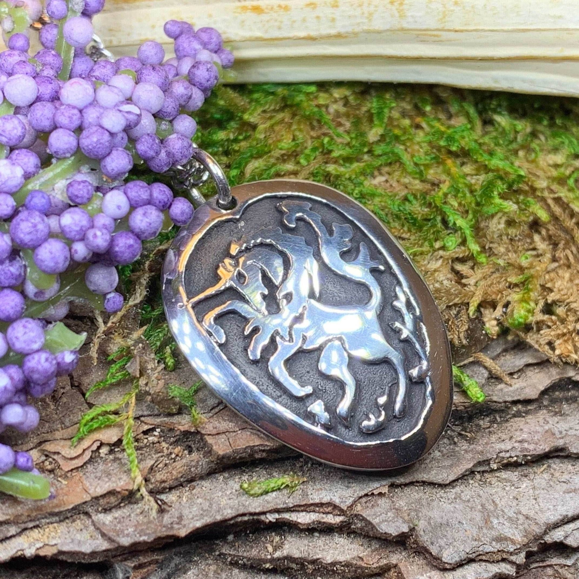 Unicorn of Scotland Pewter Necklace - 