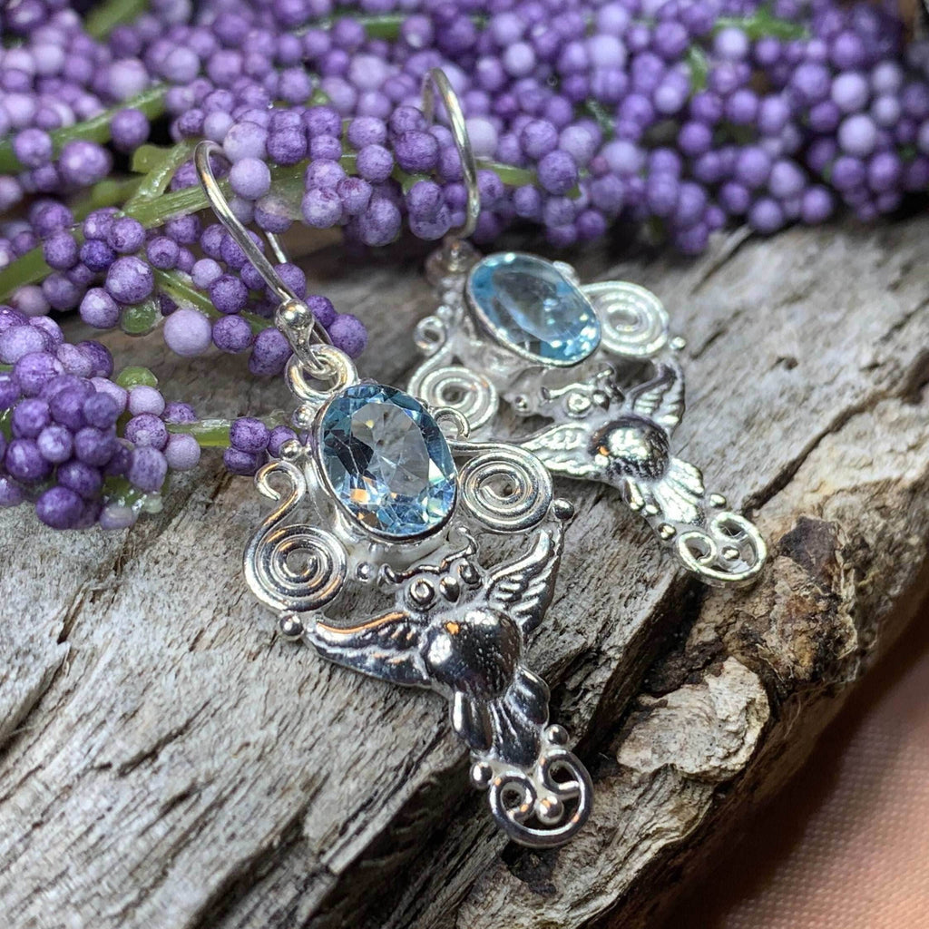 Summer Night Owl Earrings - 