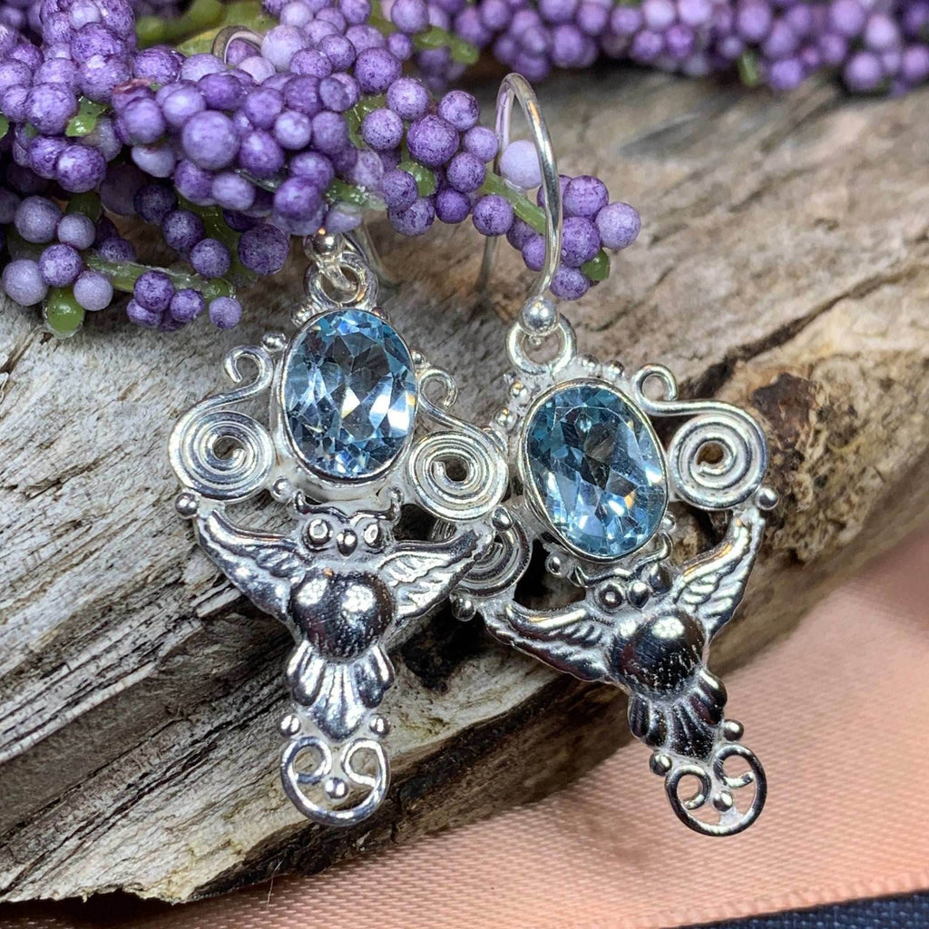 Summer Night Owl Earrings - 