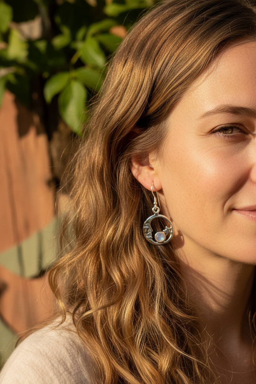 Serenade Crescent Moon Earrings