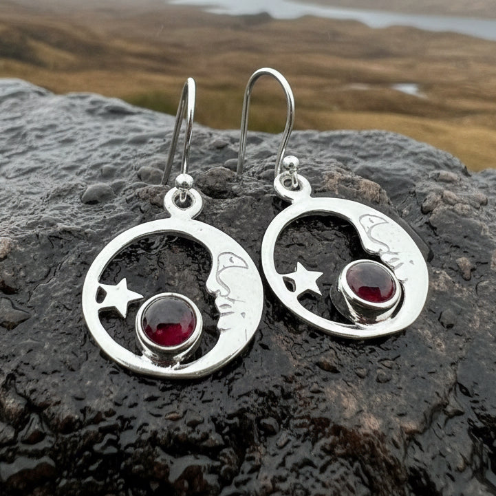 Serenade Crescent Moon Earrings