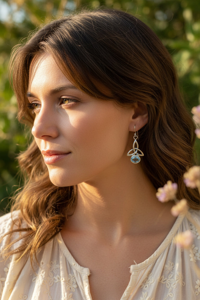 Jayden Trinity Knot Earrings