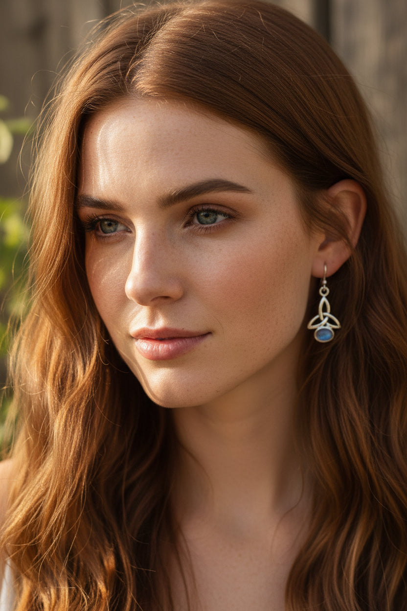 Jayden Trinity Knot Earrings