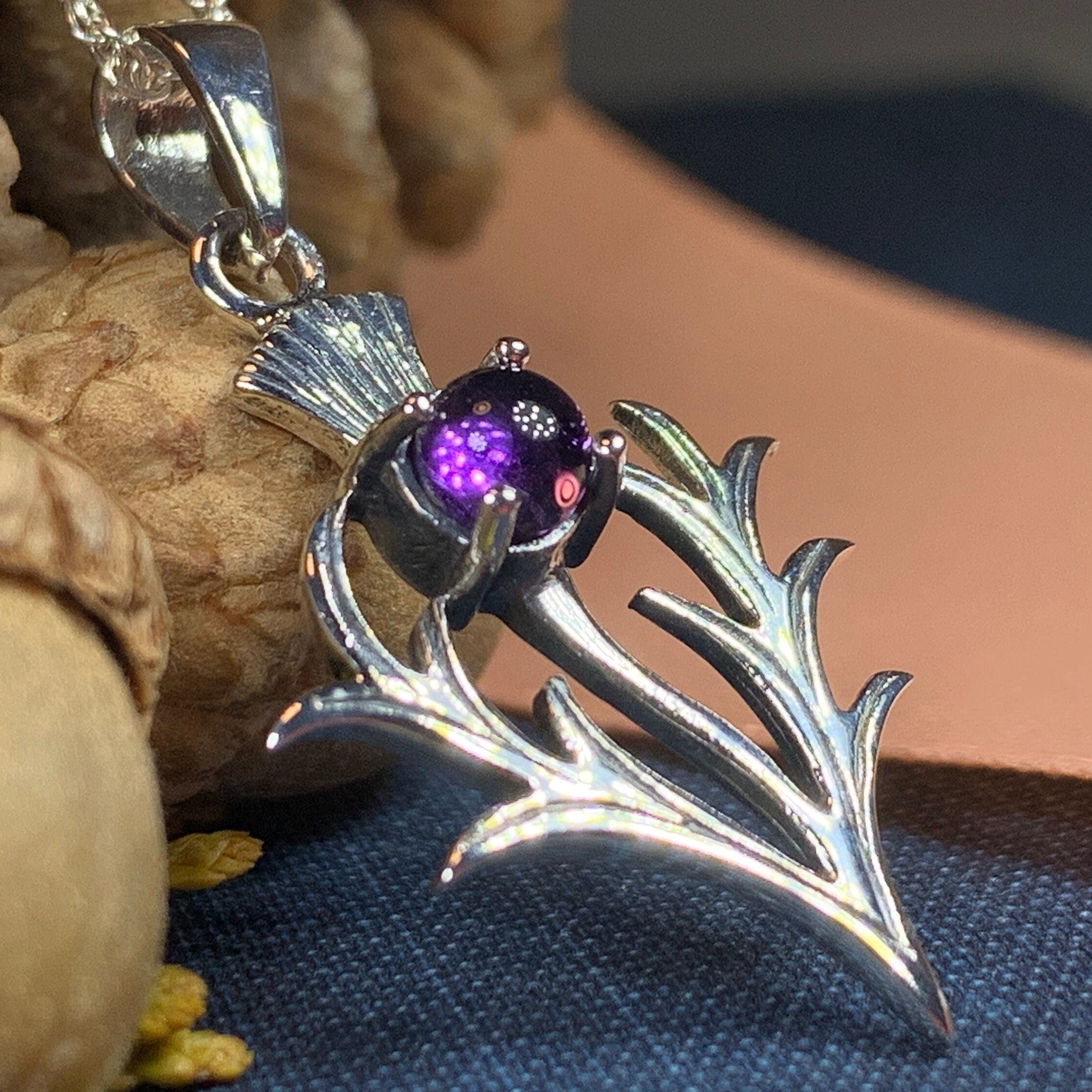 Jacobite Thistle Necklace