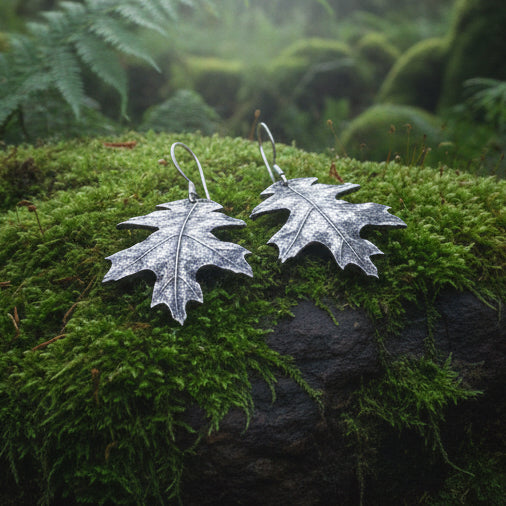 Oryena Oak Leaf Earrings