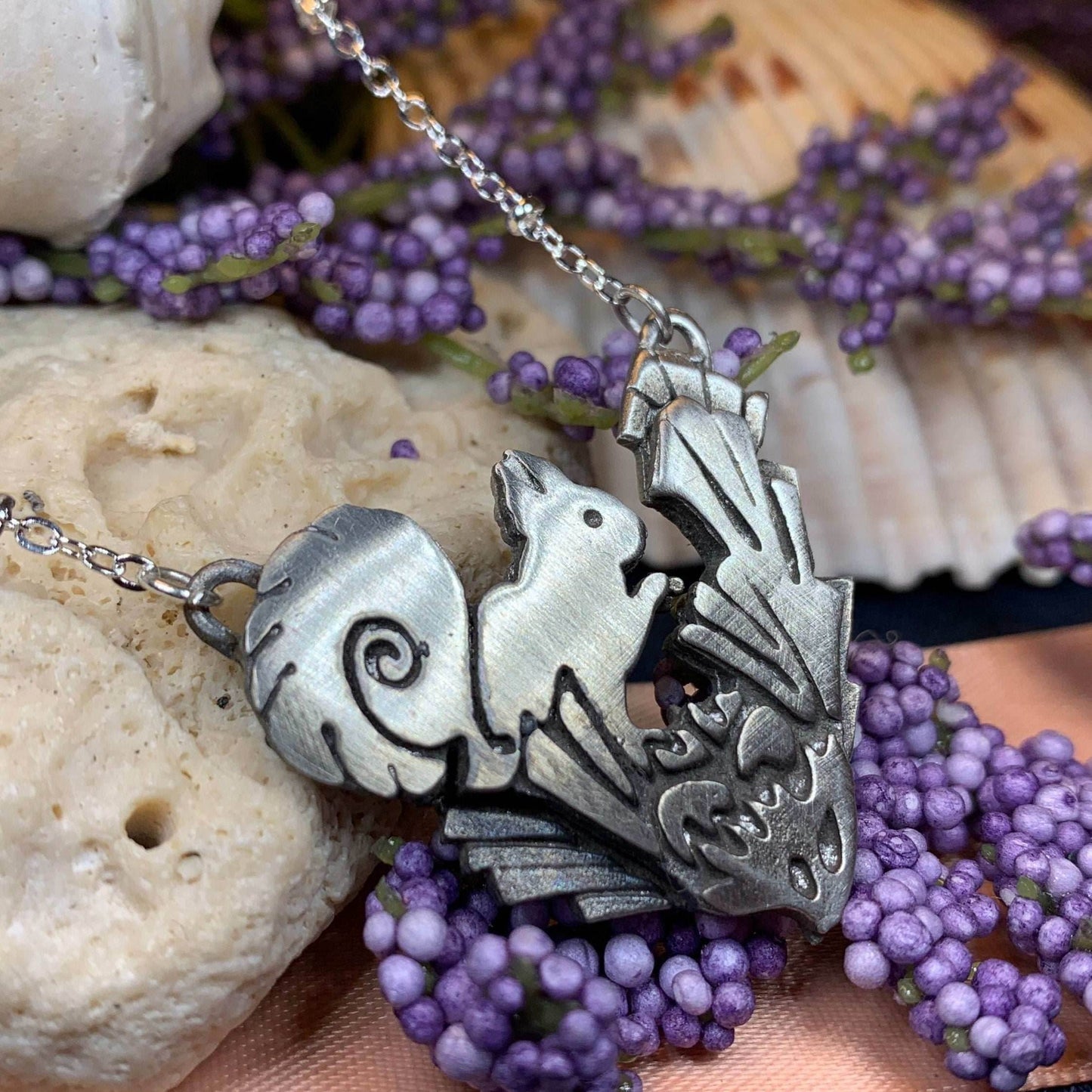 Forest Friend Squirrel Necklace - 