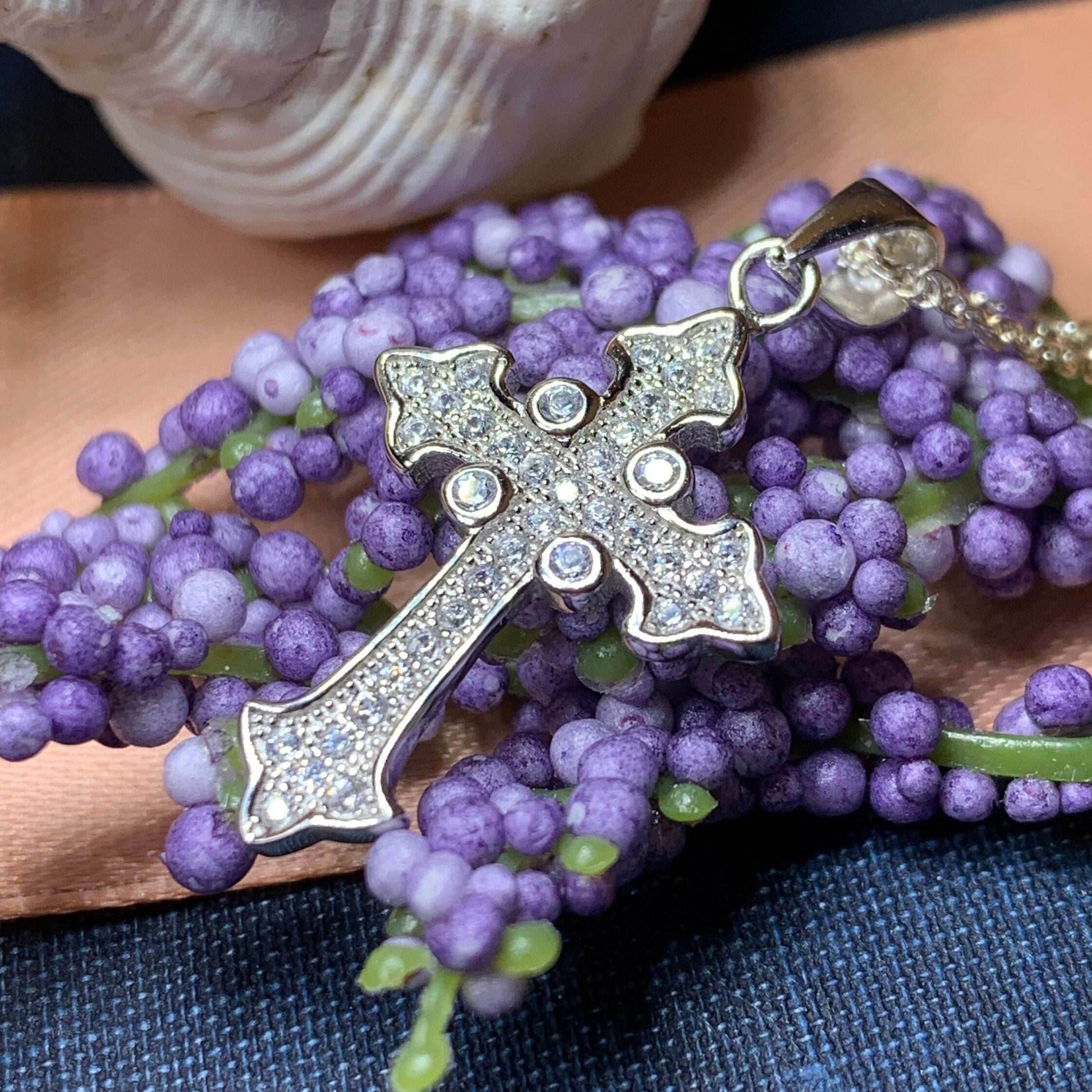 Immaculate Celtic Cross Necklace - 18