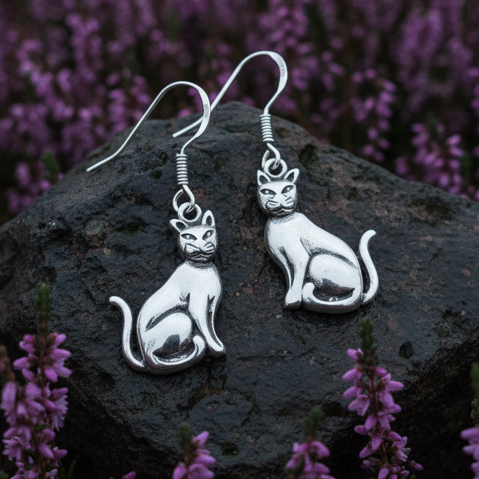 Imperial Cat Earrings