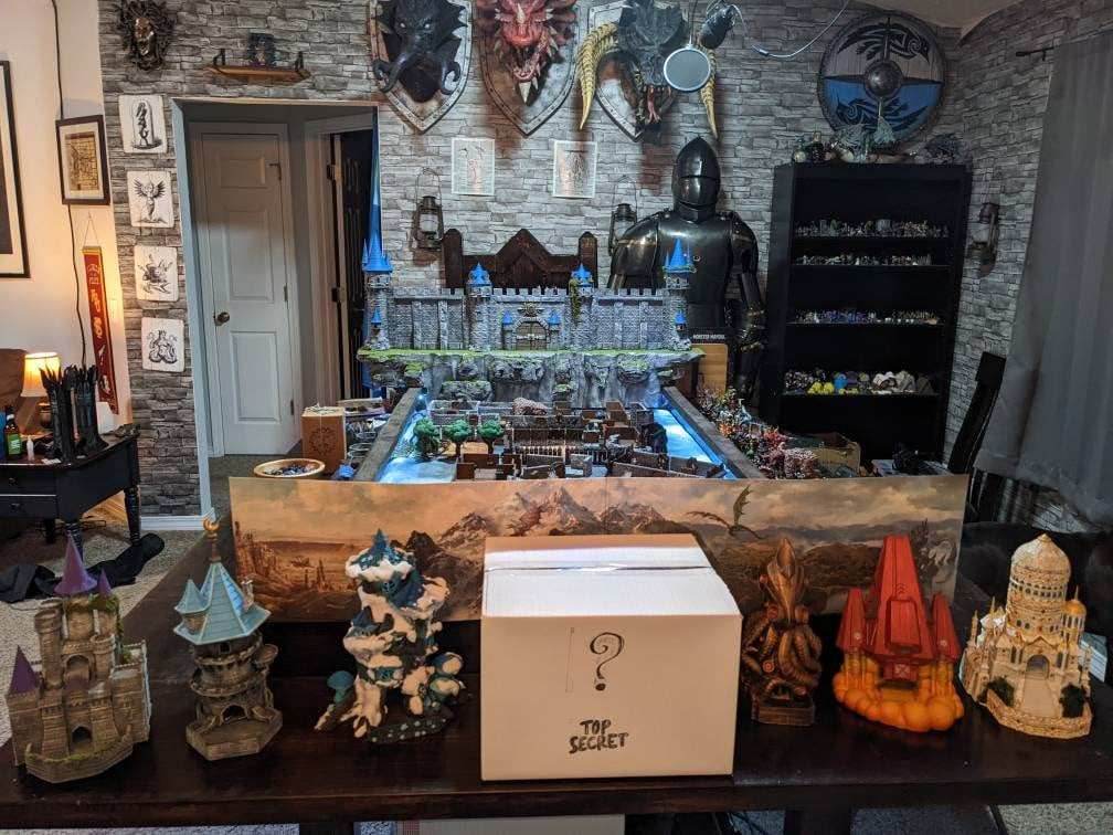 Mystery Loot Box - Random 3D Printed Dice Tower that is Hand Painted - 