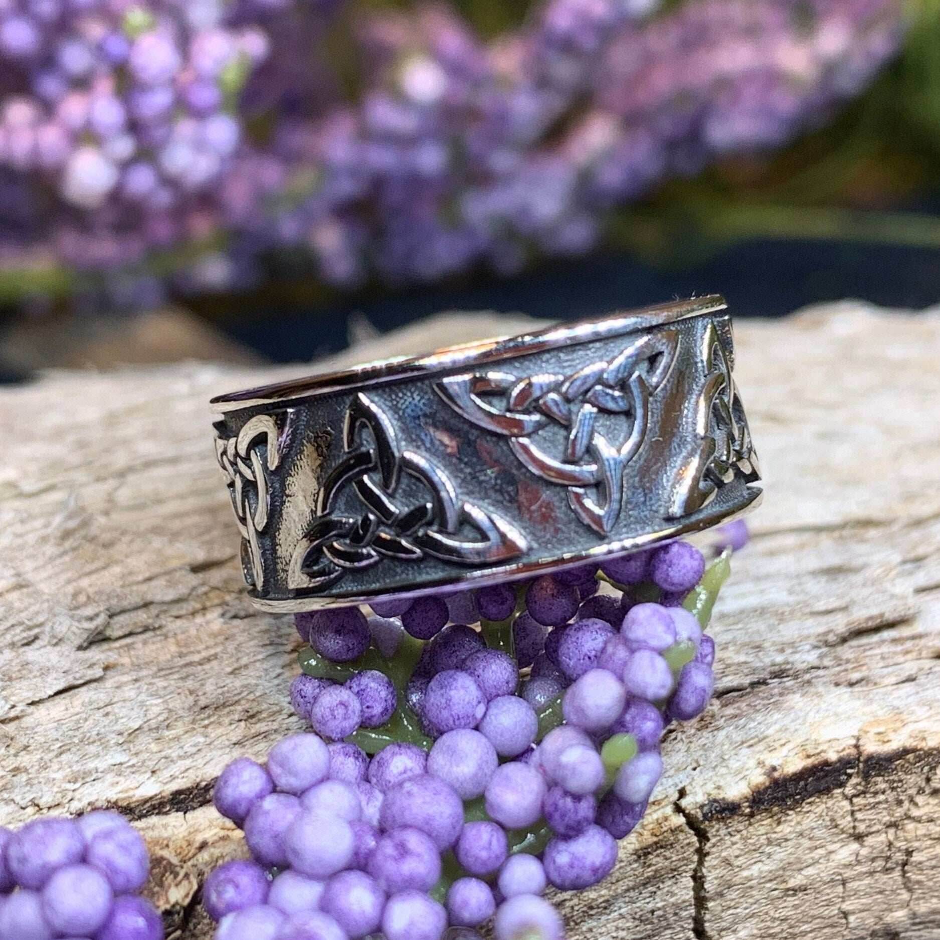 Celtic Triskel Ring - 6