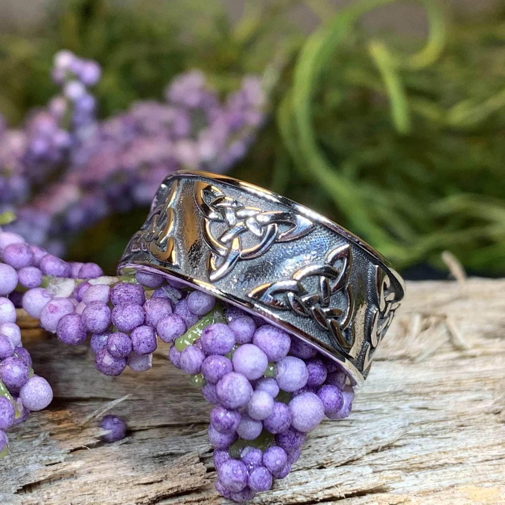 Celtic Triskel Ring - 6