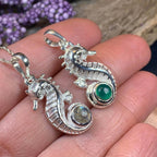 Seasprite Seahorse Necklace - 18 / Amethyst