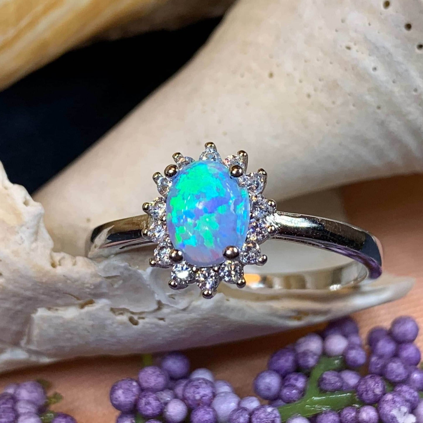 Leanni Opal Celtic Ring - 4