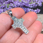 Celtic Blessing Celtic Cross Necklace - 18
