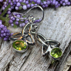 Jayden Trinity Knot Earrings - Amethyst