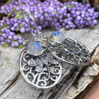 Forest Glen Dragonfly Earrings - Chalcedony
