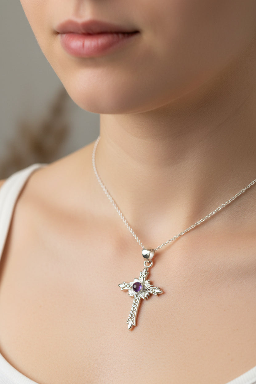 Dedication Celtic Cross Necklace