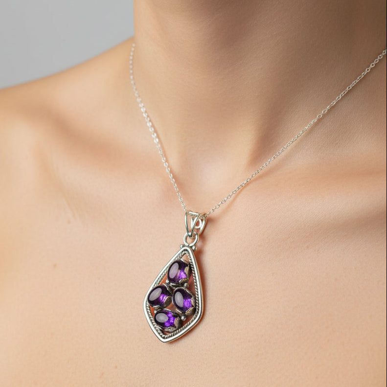 Regent Celtic Amethyst Necklace