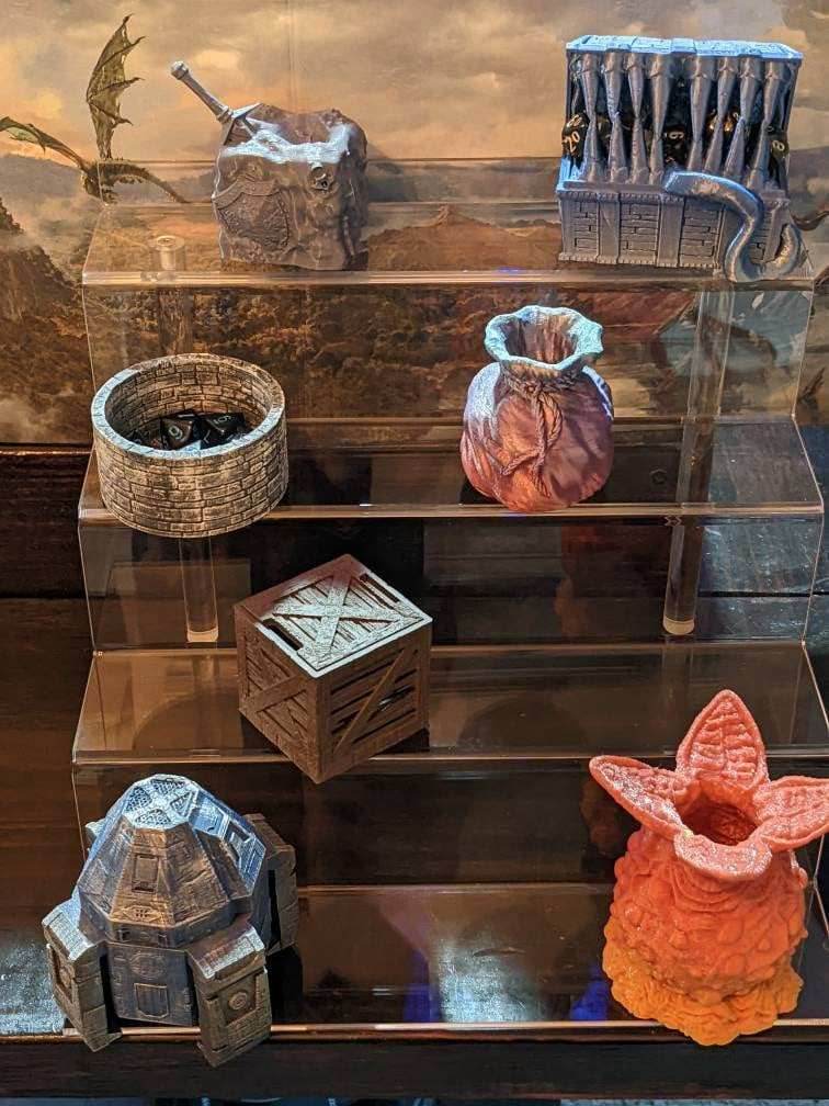 Mystery Loot Box- Random 3D Printed Dice Jail - Tabletop RPG Games - 