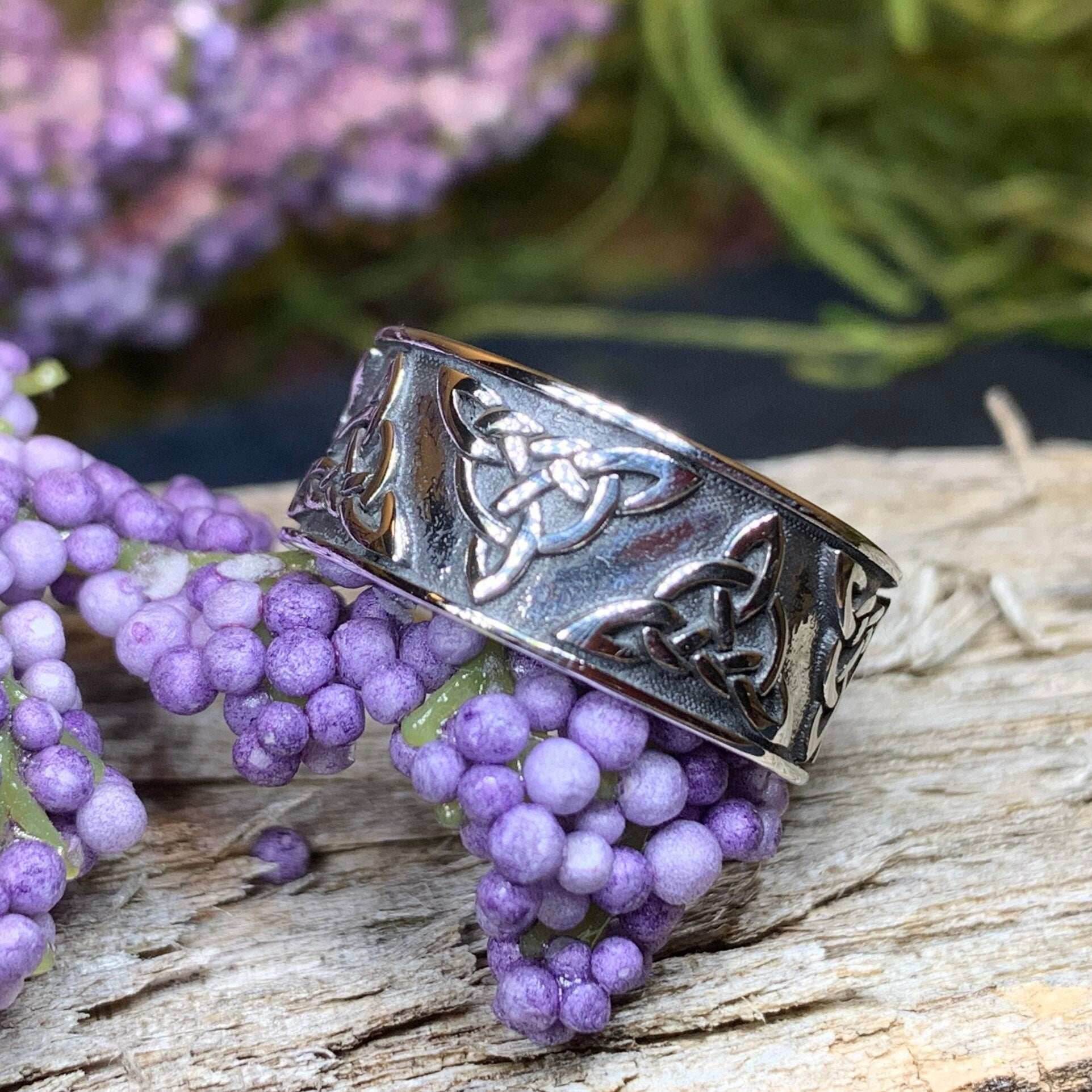 Celtic Triskel Ring - 6
