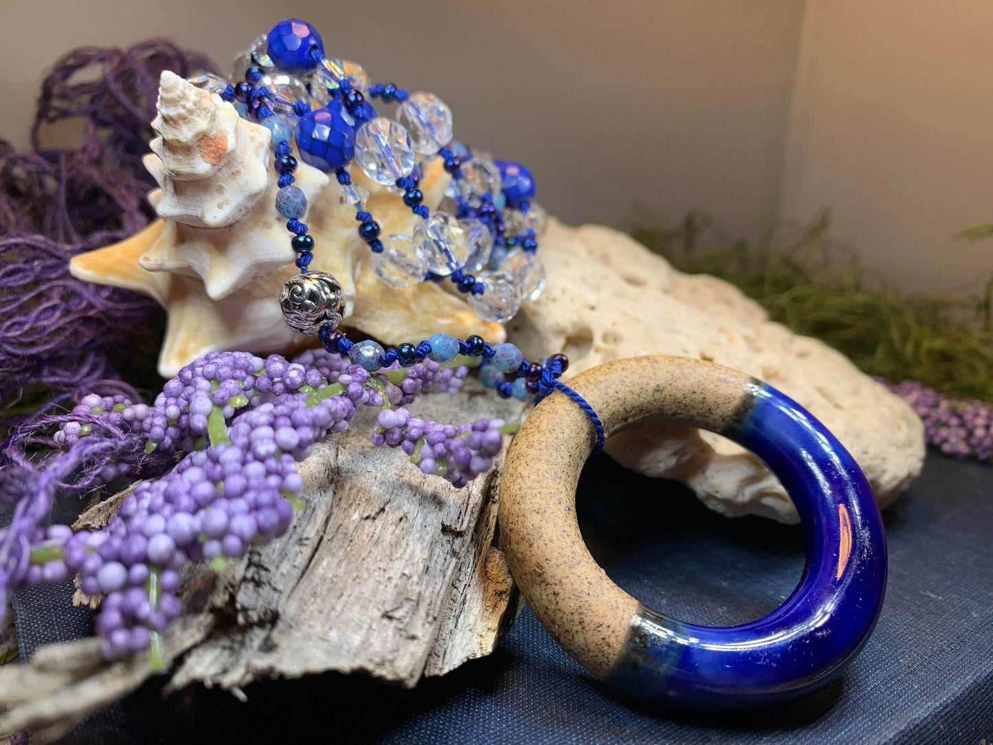 Coastal Blues Long Necklace - 