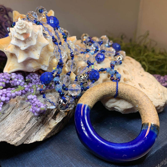 Coastal Blues Long Necklace - 